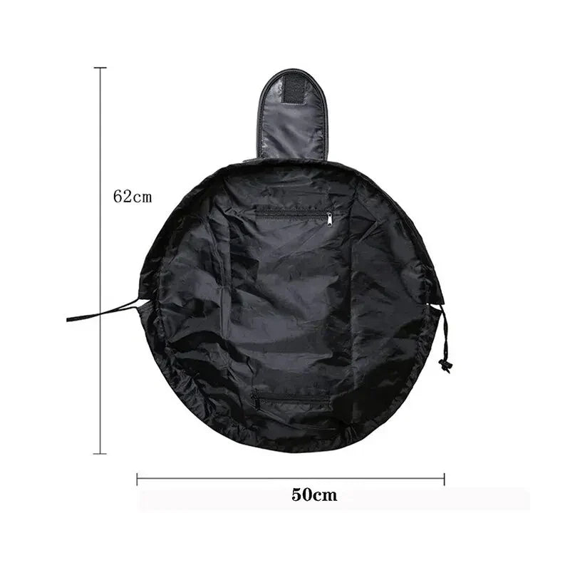 GlamFold Kosmetiktasche | Geräumige Tasche mit Kordelzug für stilvolle und praktische Nutzung in Schwarz