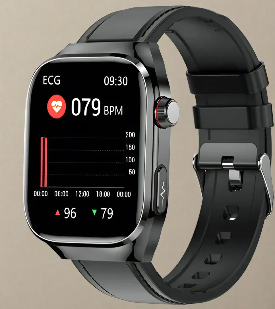 Maxwell Health Smartwatch – Blutzucker, Harnsäure, EKG+PPG und Bluetooth-Anruf