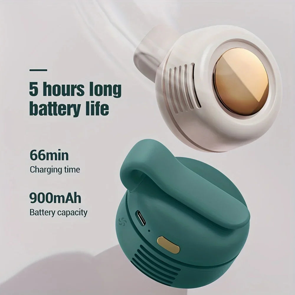 BreezeClip Mini-Ventilator | Stilvoll, tragbar und 360° drehbar für Kinder und unterwegs