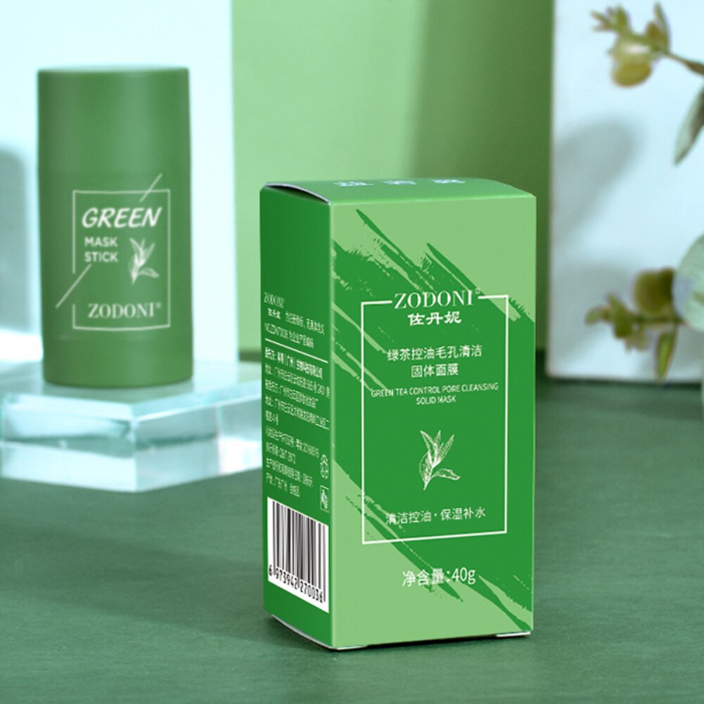 Grüner Tee Maskenstick
