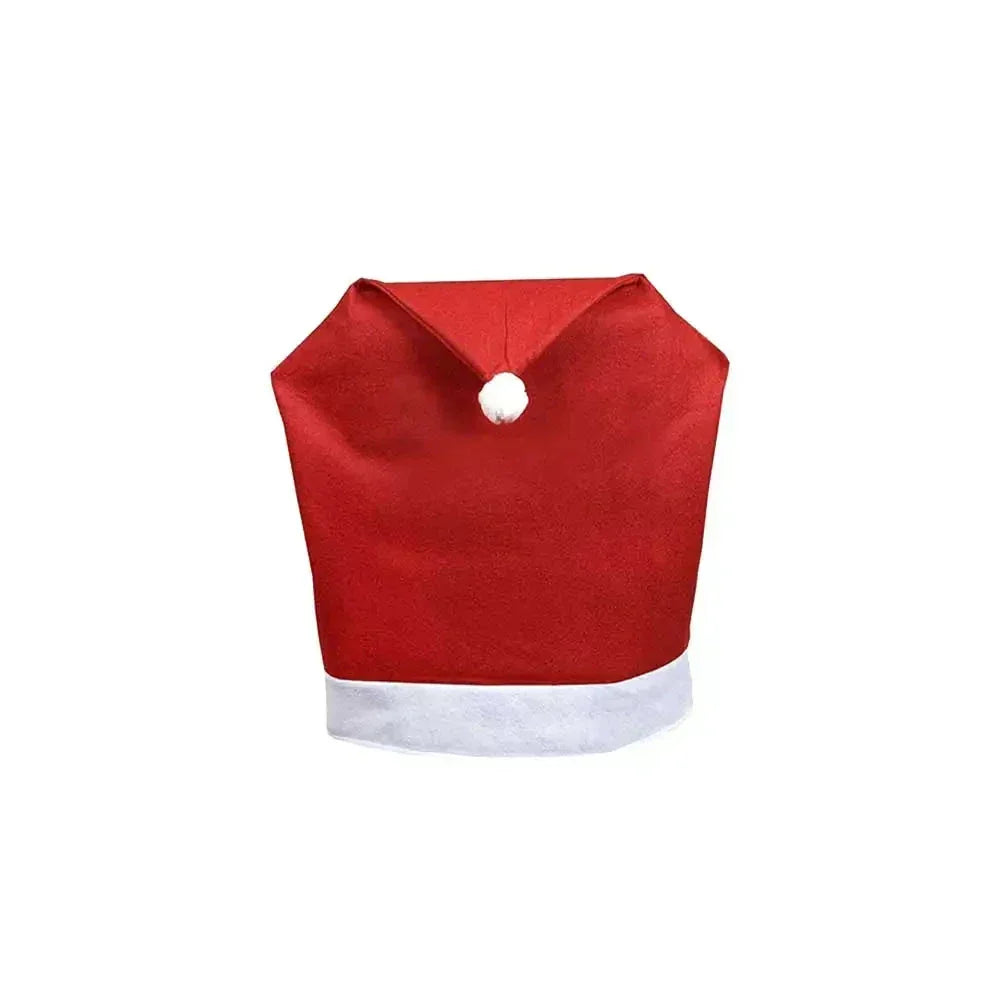 Weihnachtsstuhlbezüge – Weihnachtsmannmützen für Esszimmerstühle