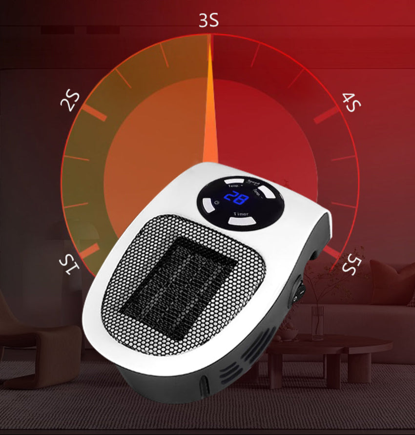 Elegant | Tragbarer Elektrischer Heizkörper – Kompakt – Effizient – Leise