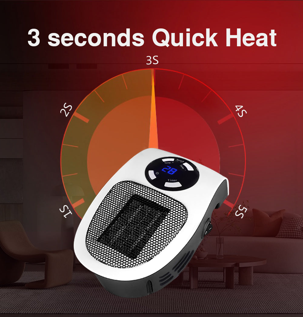 LuxaHeat Elegante Heizung | Tragbare Heizung für angenehme Wärme überall