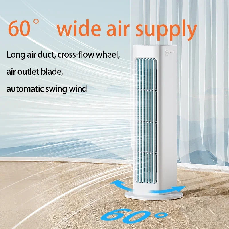 AeroBreeze bladloser Ventilator | Leise und modern mit Fernbedienung und 3 Geschwindigkeiten