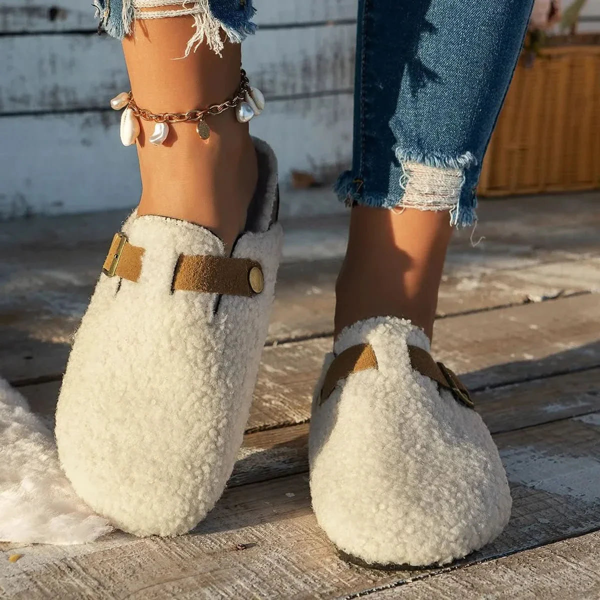 CONTRORTLUXE – Luxuriöse Schafwollschuhe für ultimativen Winterkomfort