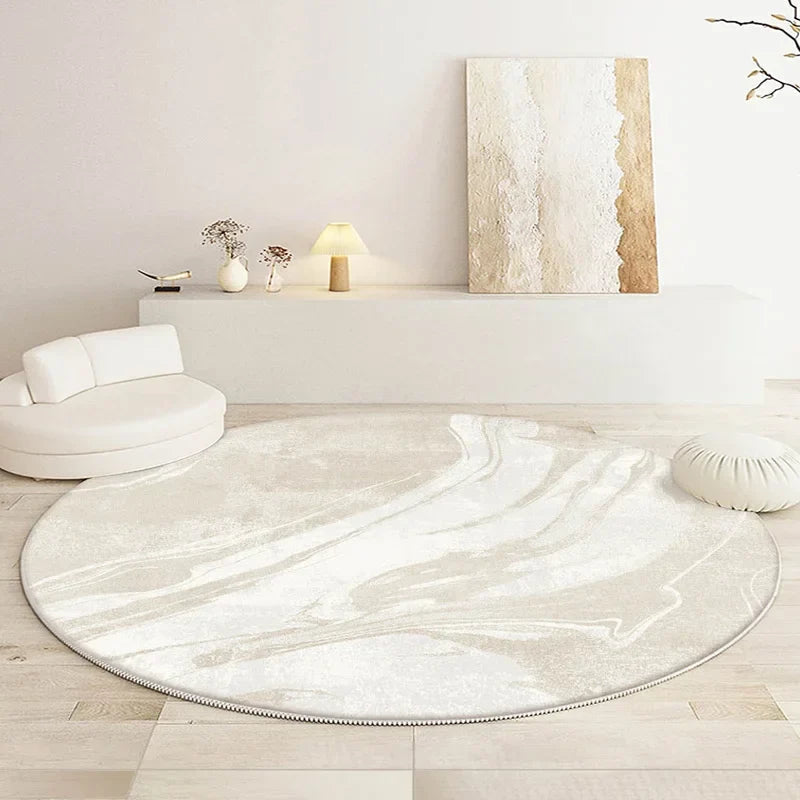 Thyn - Japanischer Stil Rundwaschbarer Teppich für das Wohnzimmer