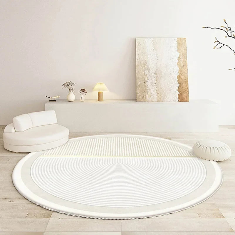 Thyn - Japanischer Stil Rundwaschbarer Teppich für das Wohnzimmer
