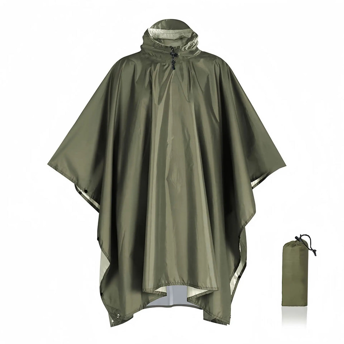 Herren Regenponcho – Wasserdicht, Winddicht und Faltbar für Outdoor