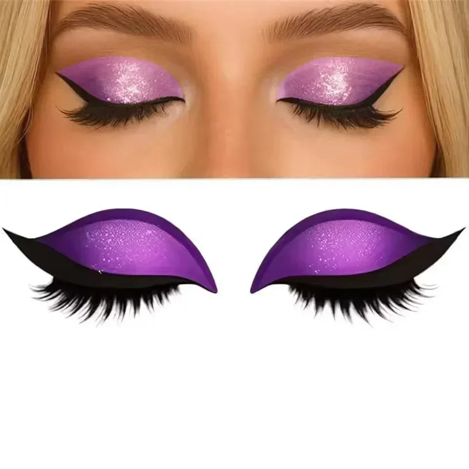Augen-Make-up Sticker | Sofortiger Glam-Look in Sekunden | Wiederverwendbar, wasserfest & anpassbar an jede Augenform