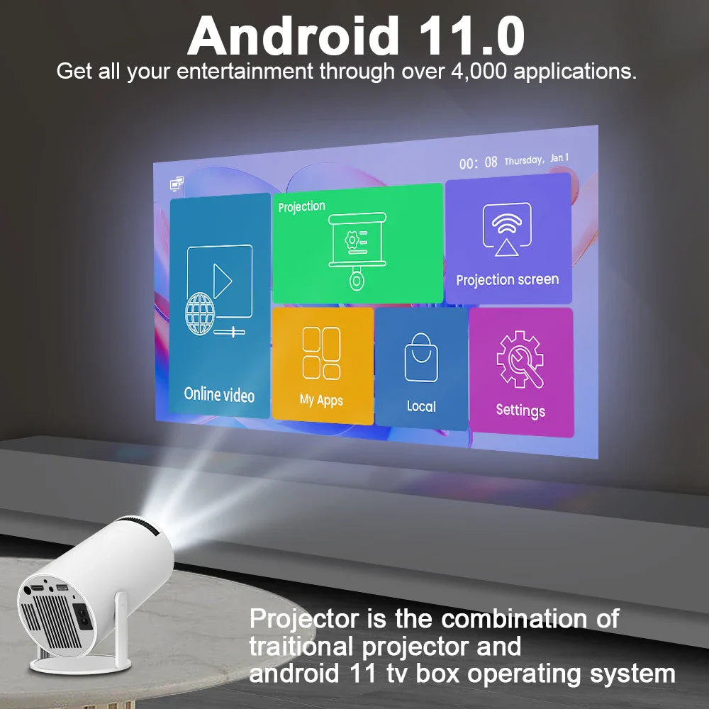 HomeVision Projektor | Ultra HD Kinoprojektor