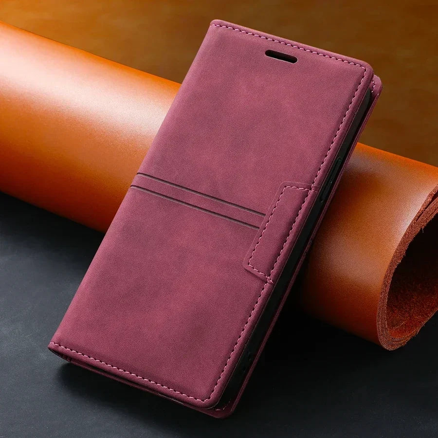 Sandsberg Leder Flipcase-Brieftasche für Google Pixel