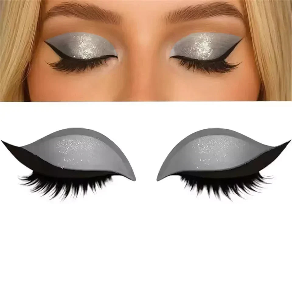 Augen-Make-up Sticker | Sofortiger Glam-Look in Sekunden | Wiederverwendbar, wasserfest & anpassbar an jede Augenform