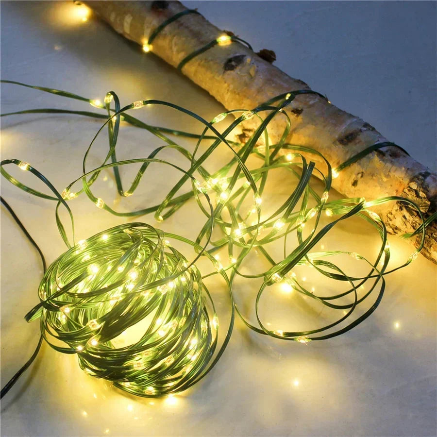Wasserdichte LED Weihnachtsbeleuchtung für Außen – Lichterkette für Garten & Terrasse
