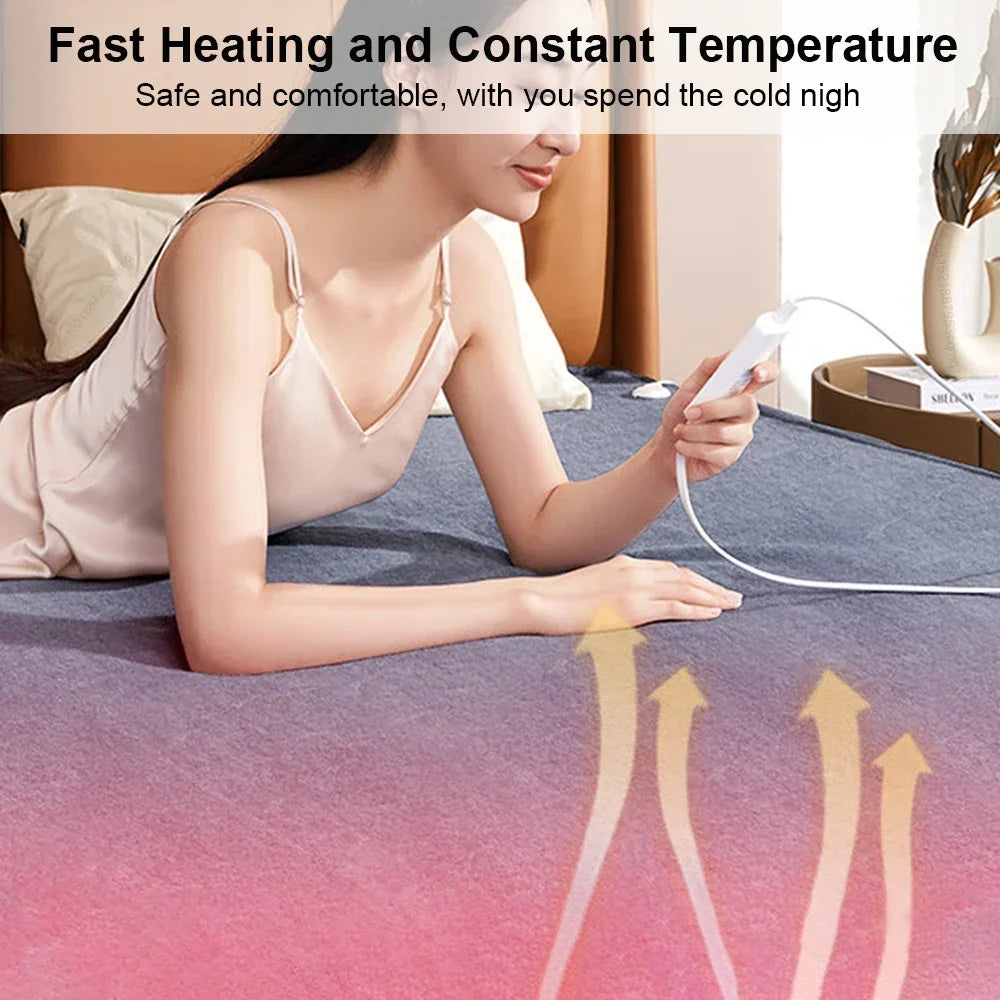 Elektrische Decke 220V – Thermostatgesteuerte Heizdecke mit EU-Stecker