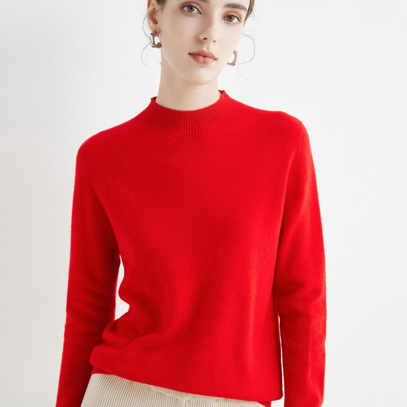 Cashmere-Seidenpullover | Premium leichter Pullover für Damen, geeignet für alle Jahreszeiten