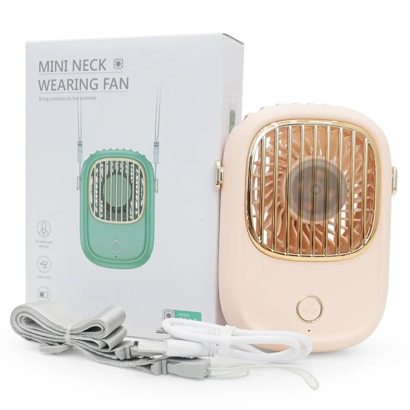 AeroBreeze Nackenventilator | Tragbarer, wiederaufladbarer Ventilator für Komfort überall