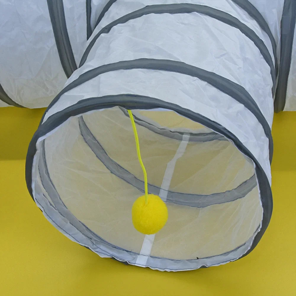 FelineElegance Drachen-Tunnel Spielzeug | Luxuriöses Spielerlebnis für Katzen mit anregendem Design und versteckten Versteckmöglichkeiten