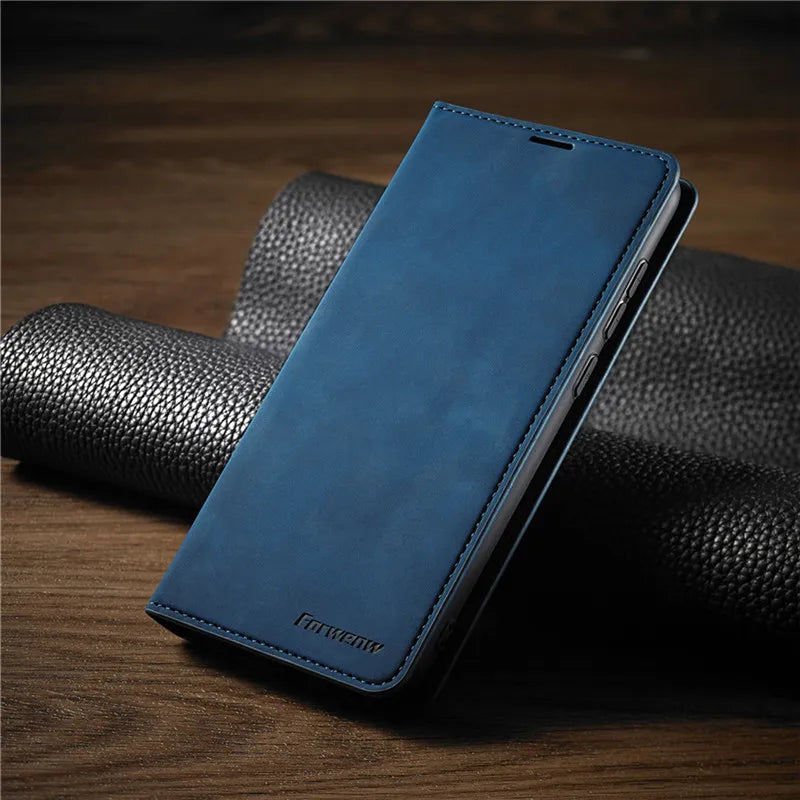 Magnetische Lederhülle für iPhone – Stilvoller Schutz