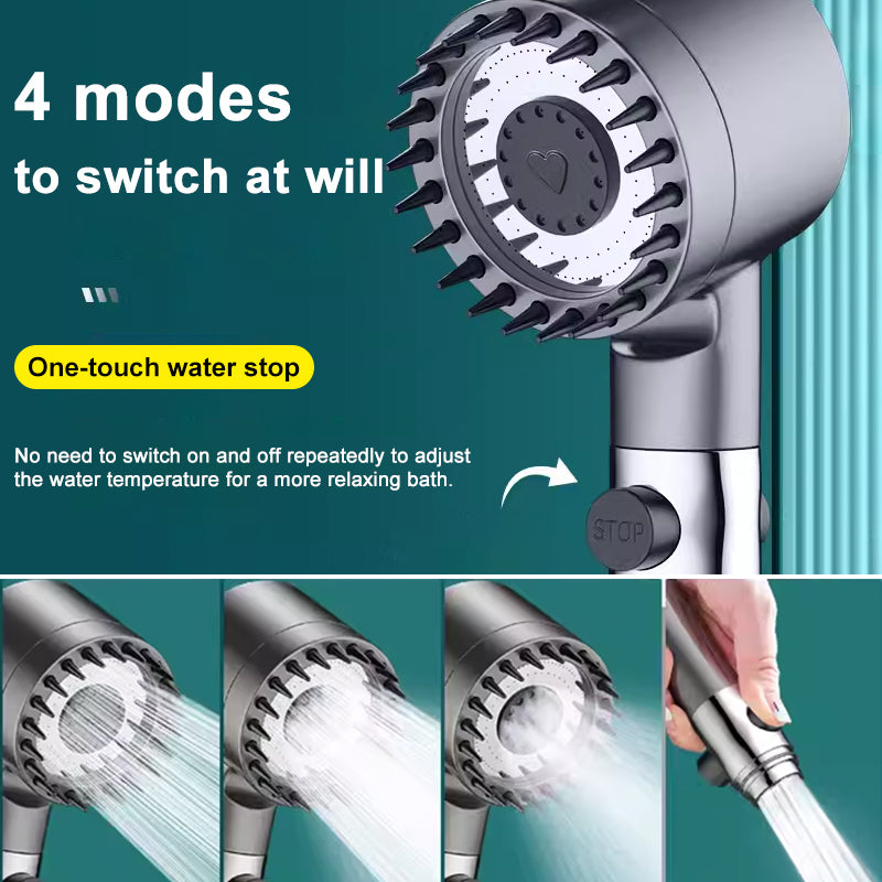 FluxFlow Pro Duschkopf liefert bis zu zweihundert Prozent mehr Wasserdruck