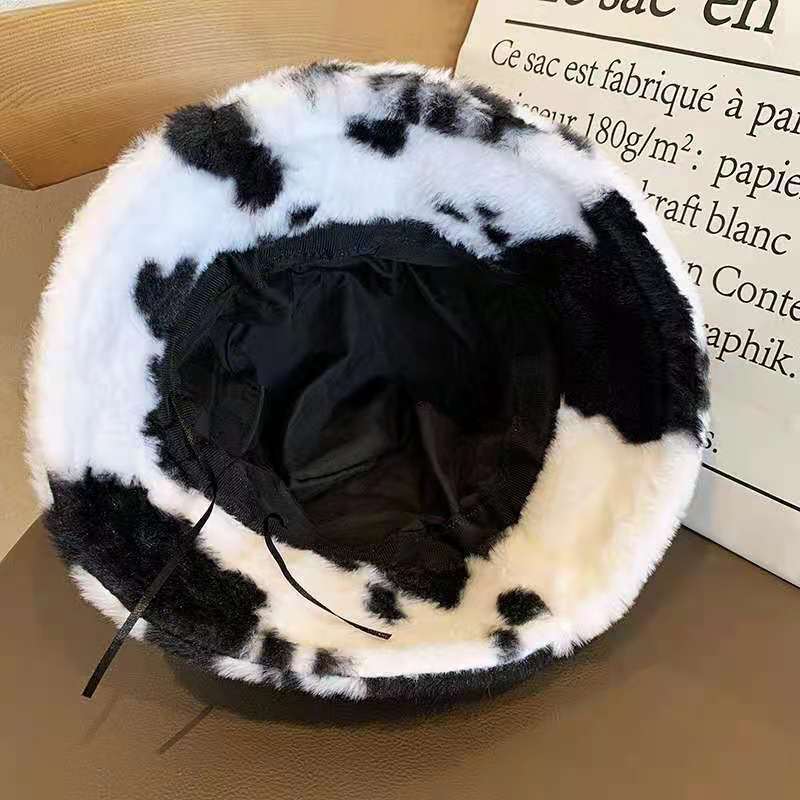 Samtweiche Wintermütze Luxusplüsch – Warmer Unisex Bucket Hat für kalte Tage