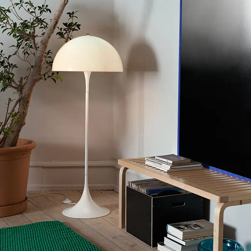 Panthella Tischlampe – Mid-Century Champignon Tischlampe mit Sanfter Lichtverteilung
