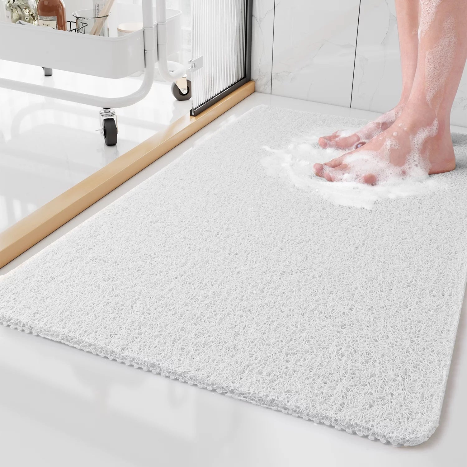 Antirutsch-Duschmatte – Schnell trocknende Matte mit hygienischem Design