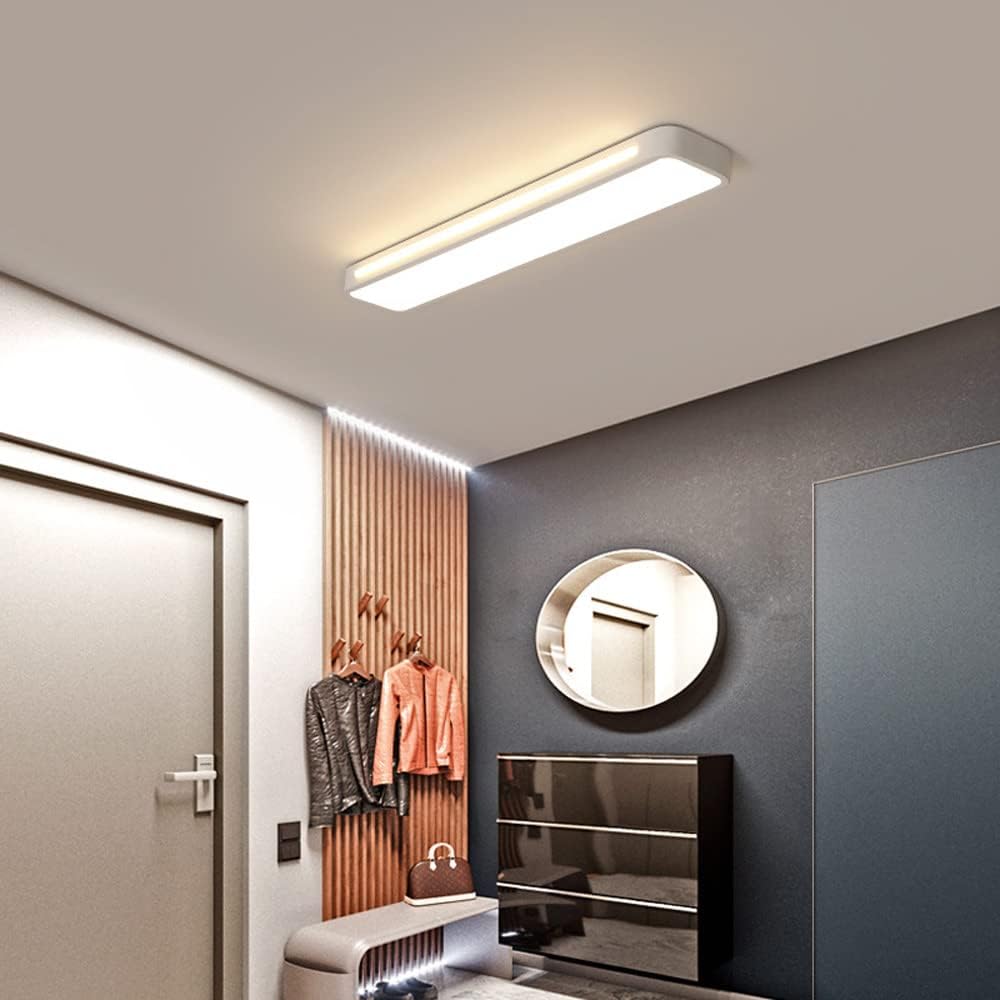 Minimalistische Lineare LED Deckenlampe aus Eisen mit Acryl