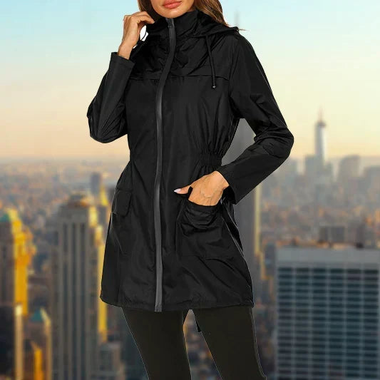 Damen Regenjacke – Stilvolle Wasserdichte Jacke für Regenwetter