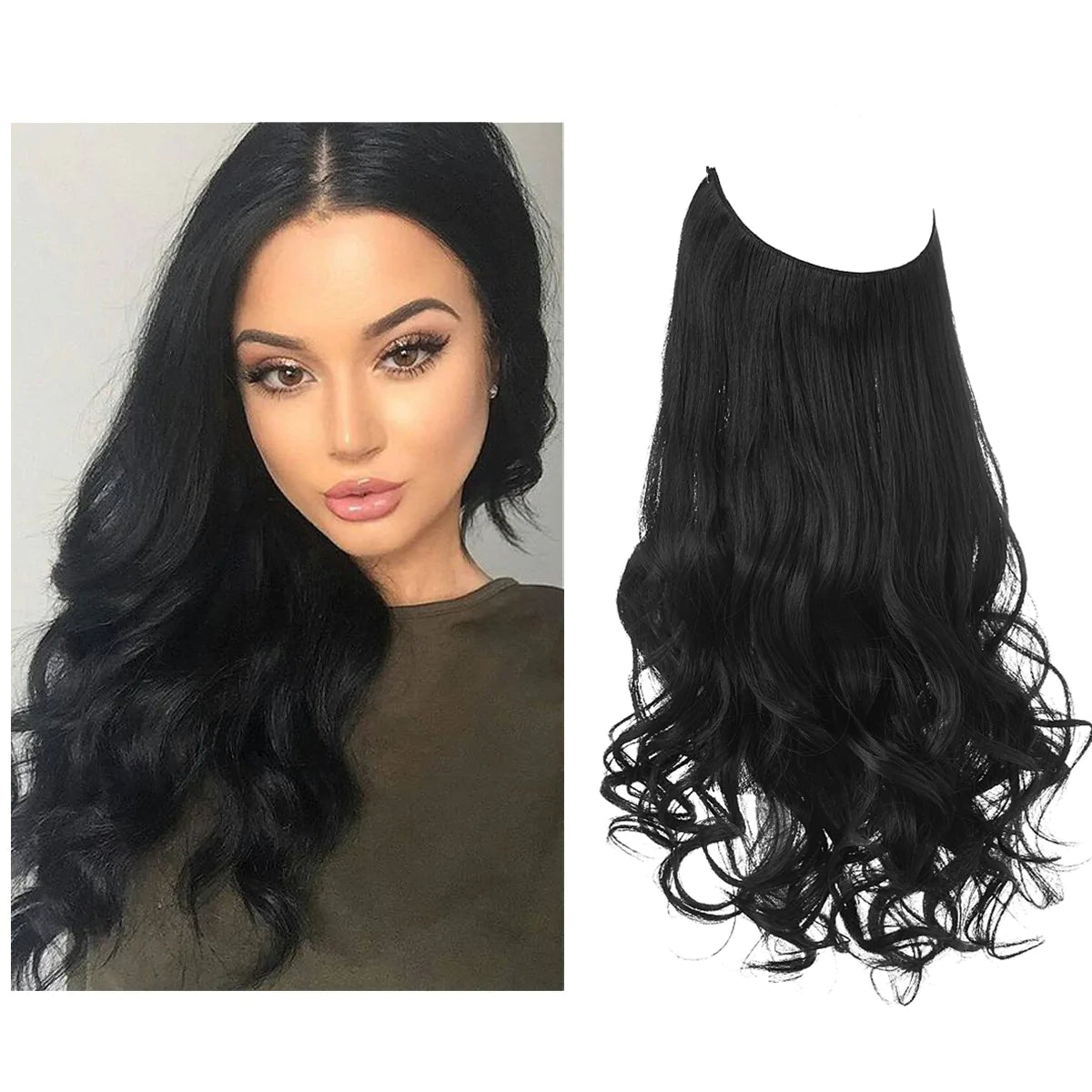 SecretHair | Premium Echthaar-Extensions | 100% REMY-Qualität | Nahtloses Volumen & Länge | Natürlicher Glanz | Hitzebeständig & Langlebig