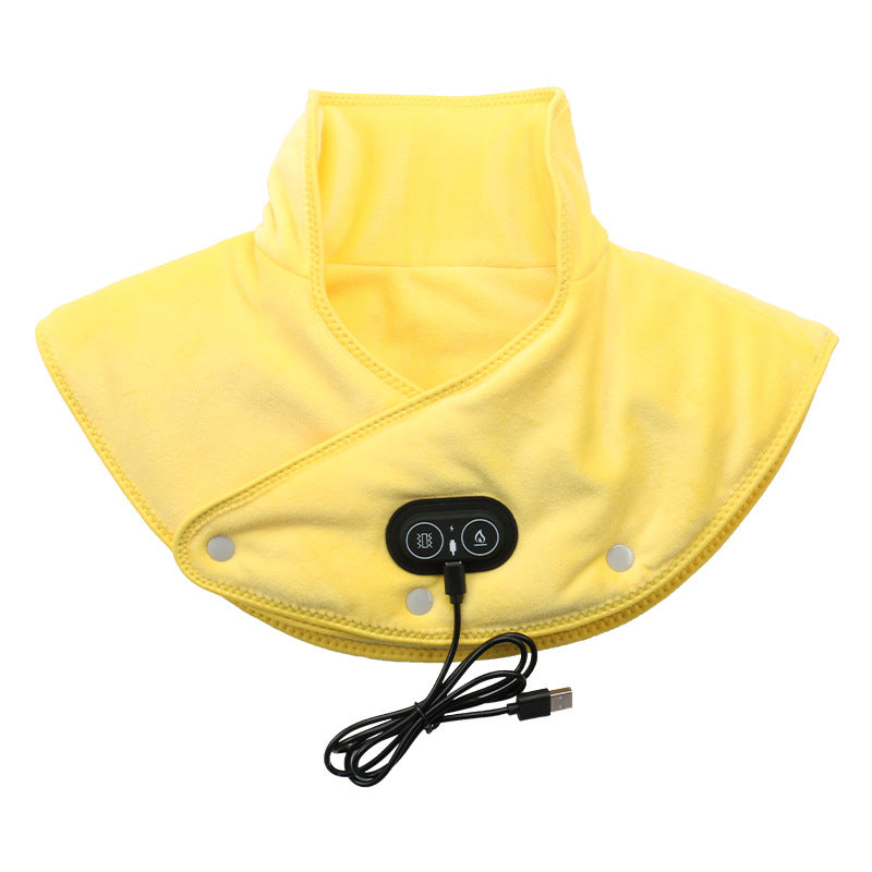 Ergonomischer Elektrischer Wärmemasseur für Nacken und Schultern mit Einstellbarem Vibrationsmassage