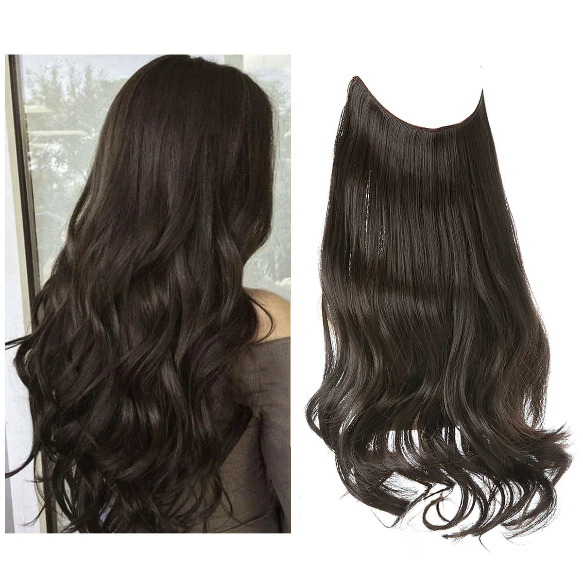 SecretHair | Echthaar Extensions | Natürliches Wellen-Volumen | Blond