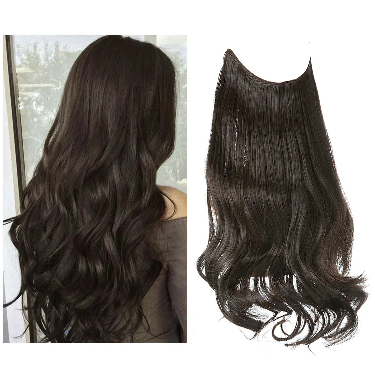 SecretHair | Premium Echthaar-Extensions | 100% REMY-Qualität | Nahtloses Volumen & Länge | Natürlicher Glanz | Hitzebeständig & Langlebig