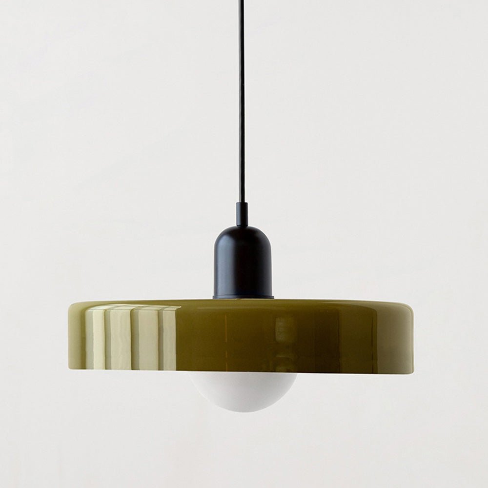 Bauhaus Bunte Glas Hängeleuchte für Moderne Innenräume