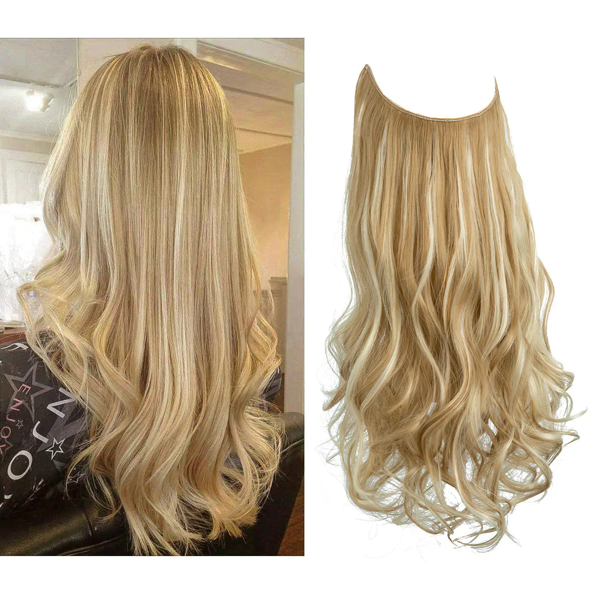 SecretHair | Premium Echthaar-Extensions | 100% REMY-Qualität | Nahtloses Volumen & Länge | Natürlicher Glanz | Hitzebeständig & Langlebig