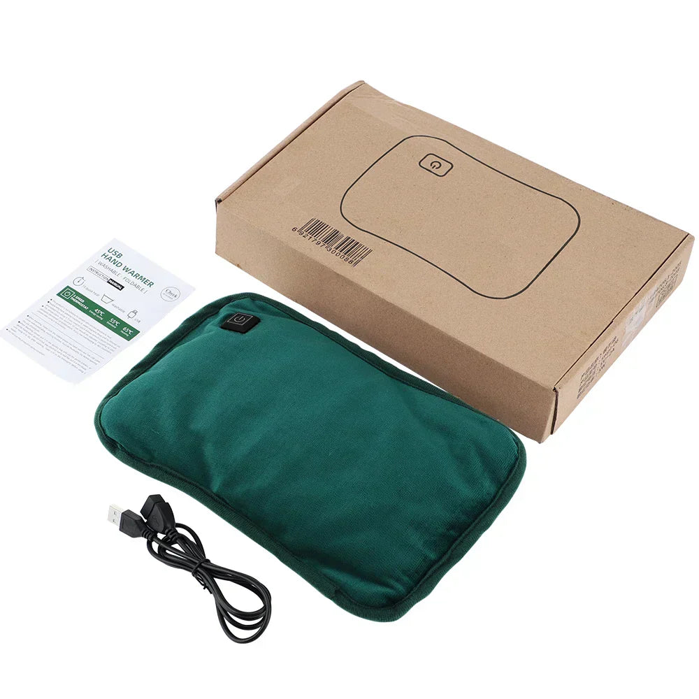 Tragbares Graphen-Heizkissen | USB-Wiederaufladbar | 3 Temperaturstufen | Ergonomischer Hand- & Bauchwärmer | Inkl. intelligenter Abschaltautomatik