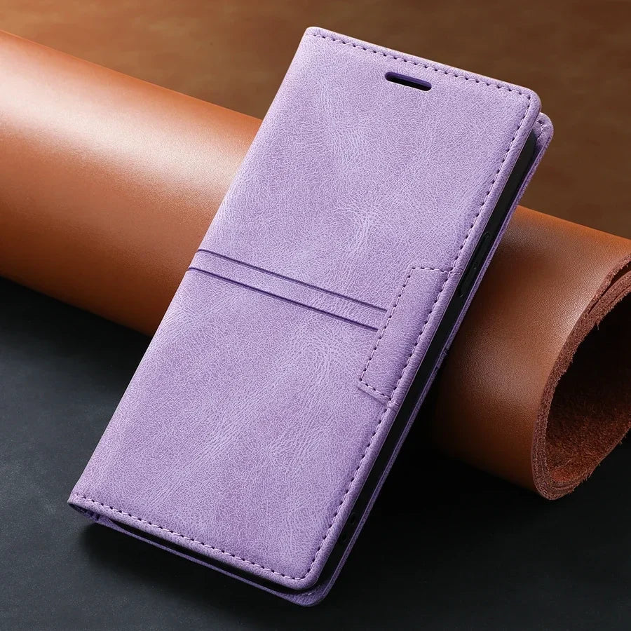 Sandsberg Leder Flipcase-Brieftasche für Google Pixel