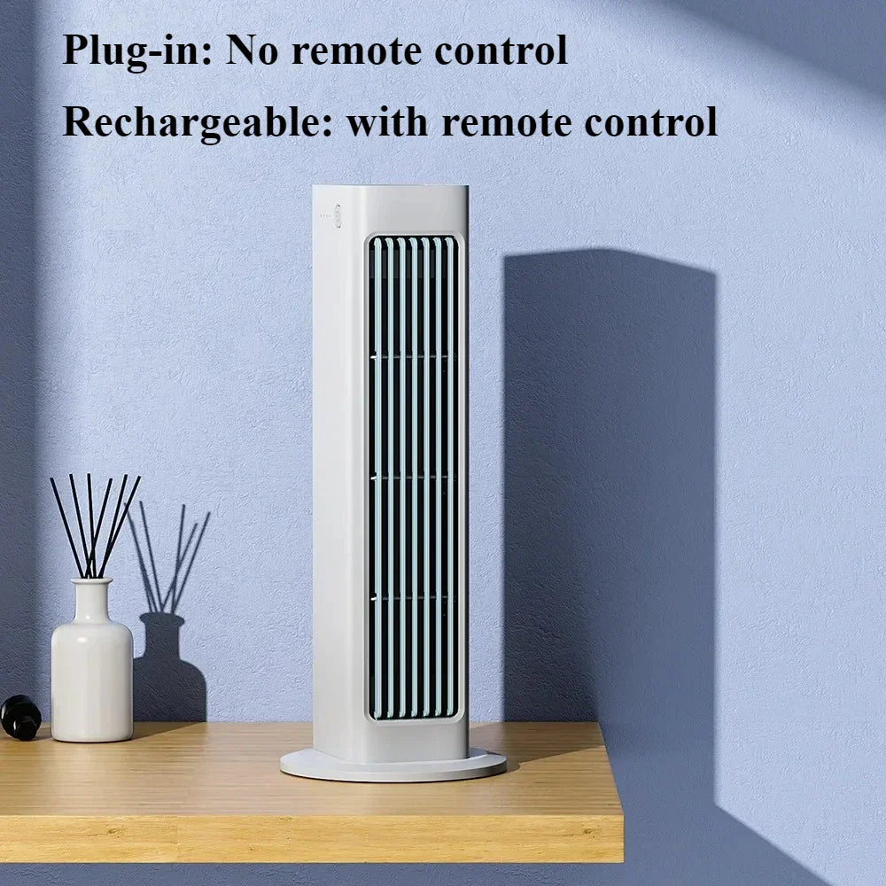 AeroBreeze bladloser Ventilator | Leise und modern mit Fernbedienung und 3 Geschwindigkeiten