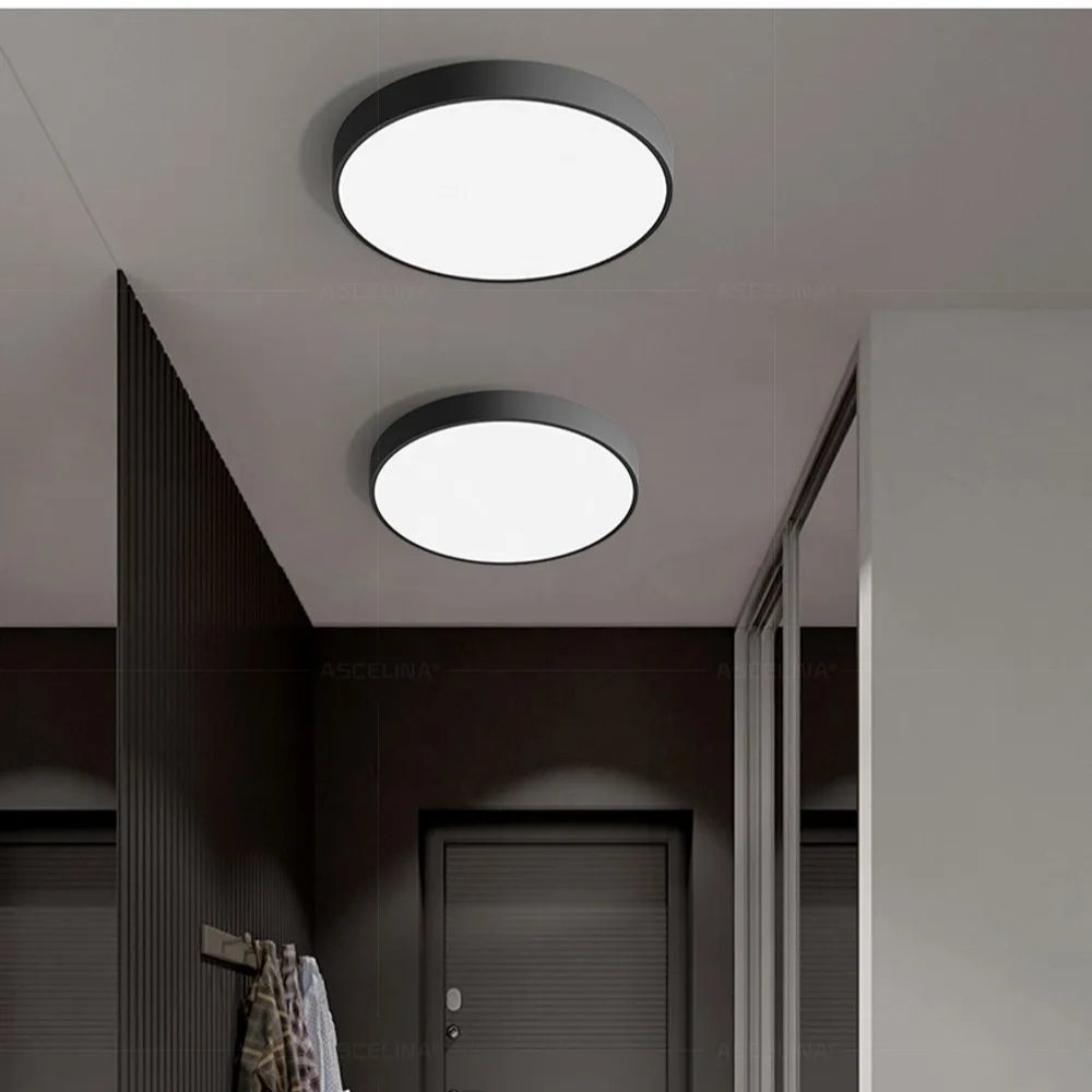Moderne Minimalistische Runde LED Deckenleuchte 1-Licht