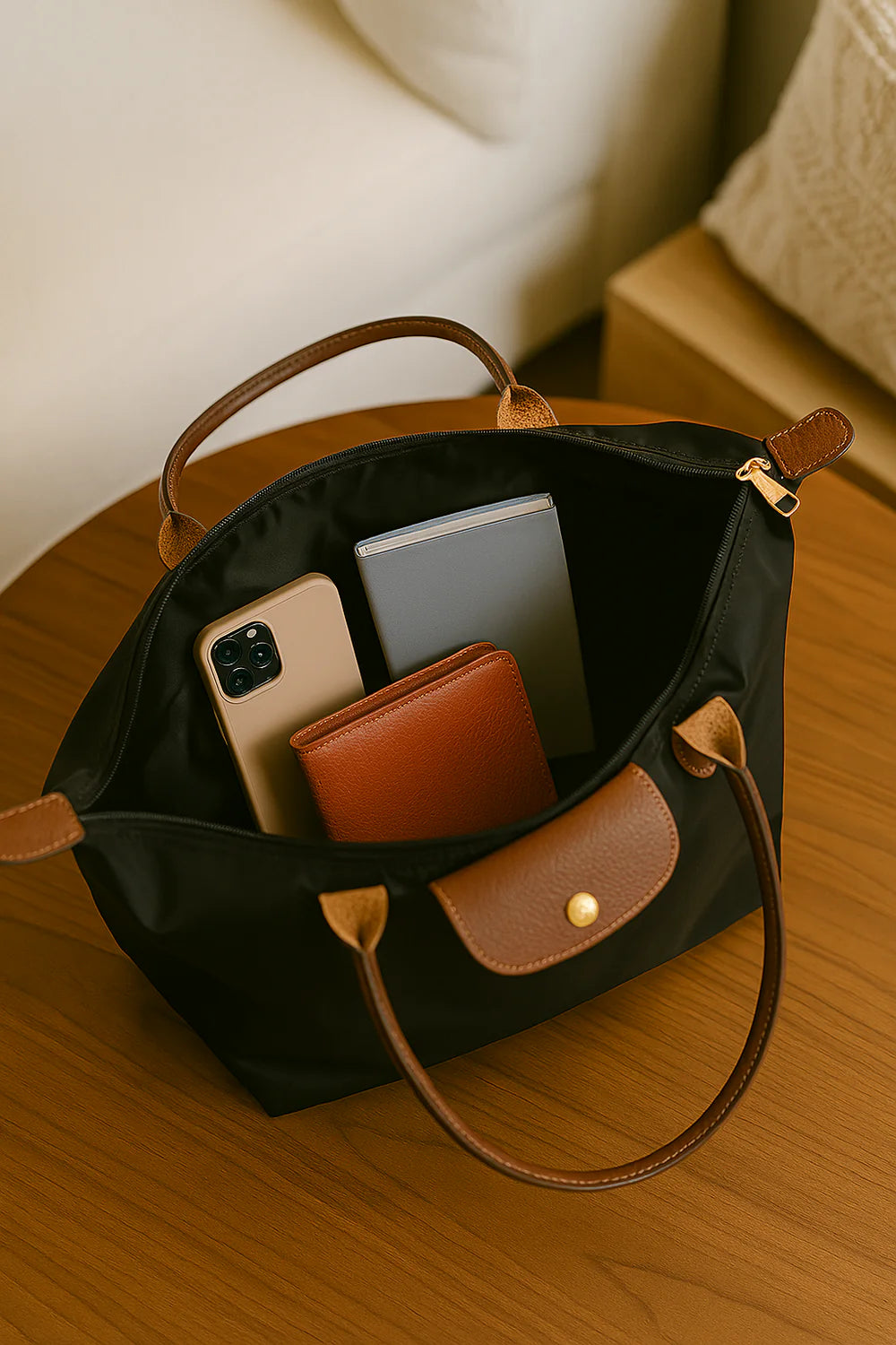 Faltbare Wasserdichte Handtasche – Elegante und Kompakte Tasche für Frauen im Alltag