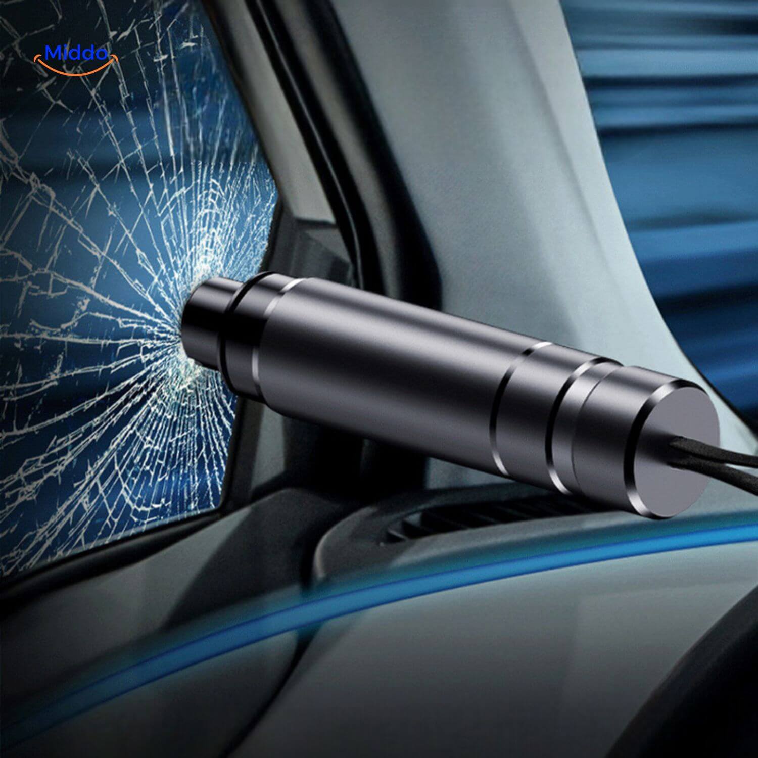 SafeGuard Pro | 3-in-1 Notfallwerkzeug mit Glasbrecher und Gurtschneider - 1+1 GRATIS