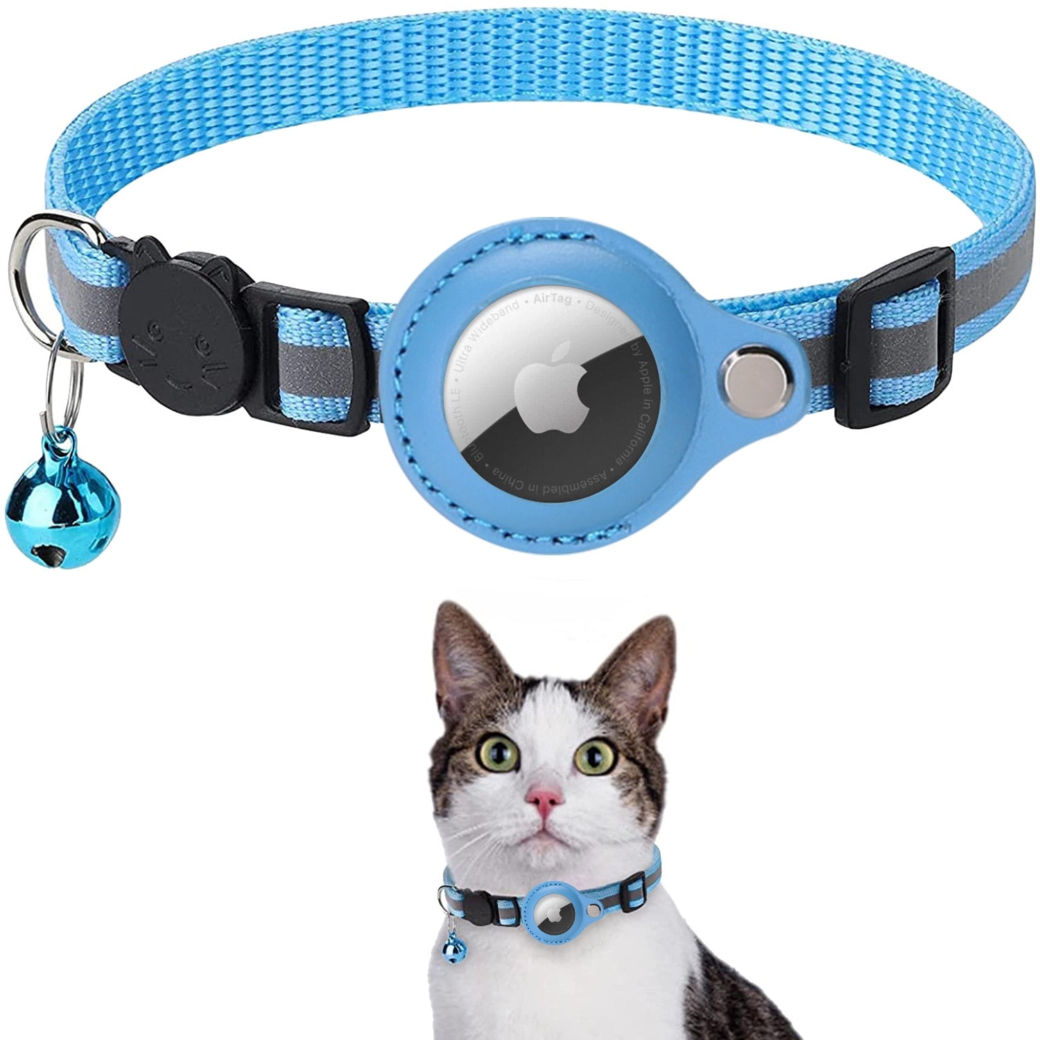 Airtag Katzen-Tracking-Halsband - GPS Finder & Anti-Verlust