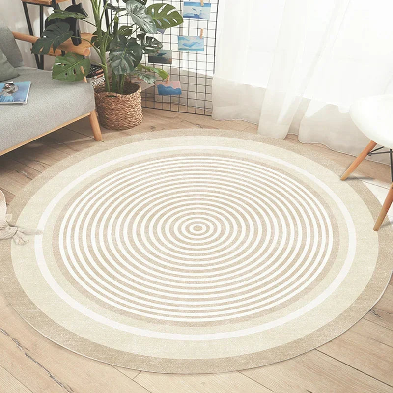 Thyn - Japanischer Stil Rundwaschbarer Teppich für das Wohnzimmer