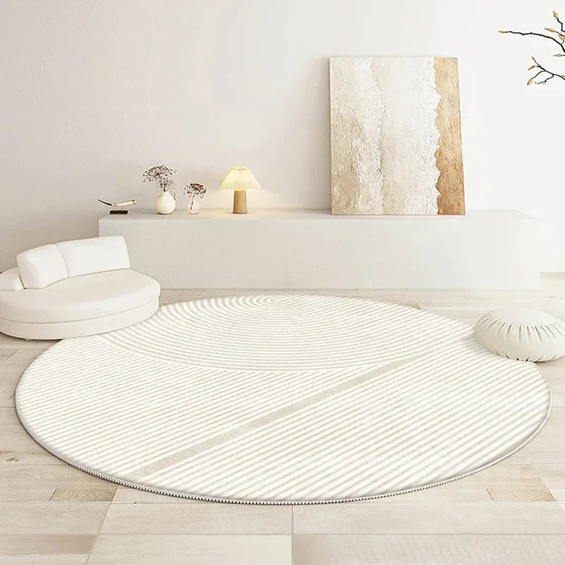 Thyn - Japanischer Stil Rundwaschbarer Teppich für das Wohnzimmer