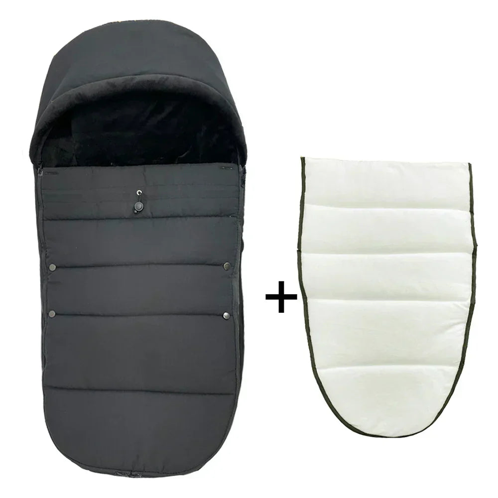 SnuggleRide - Warme Fußsack für den Kinderwagen