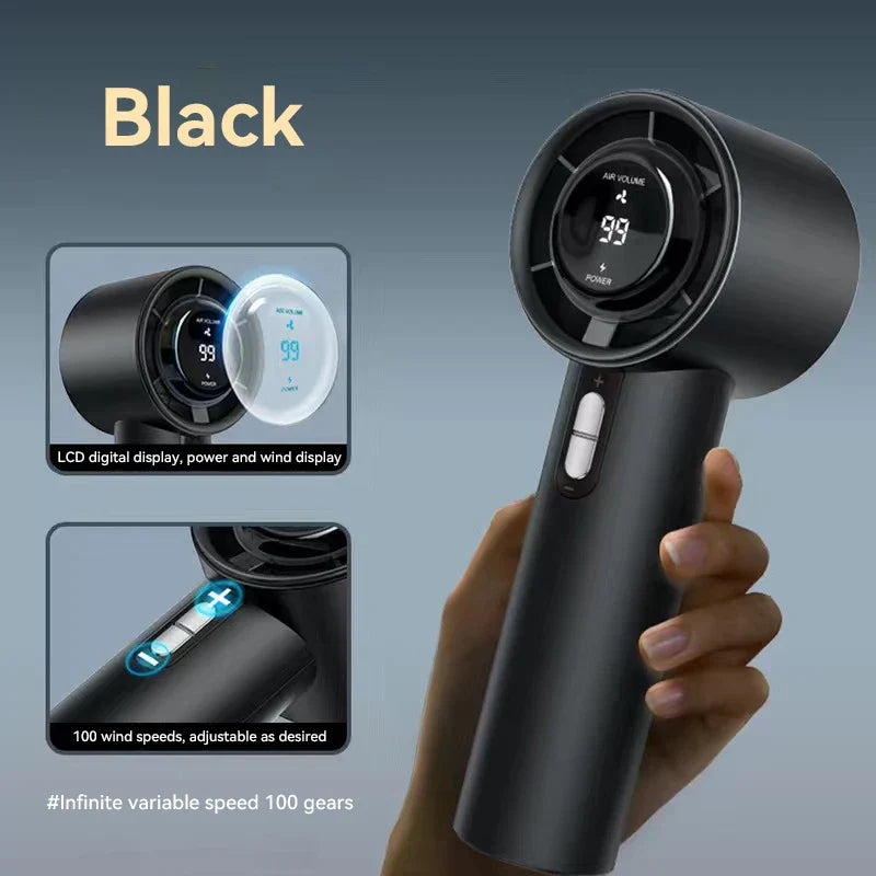 Ventomax Turbo Ventilator | Tragbarer USB-freundlicher Ventilator für Camping und den Außenbereich