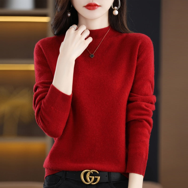 Cashmere-Seidenpullover | Premium leichter Pullover für Damen, geeignet für alle Jahreszeiten