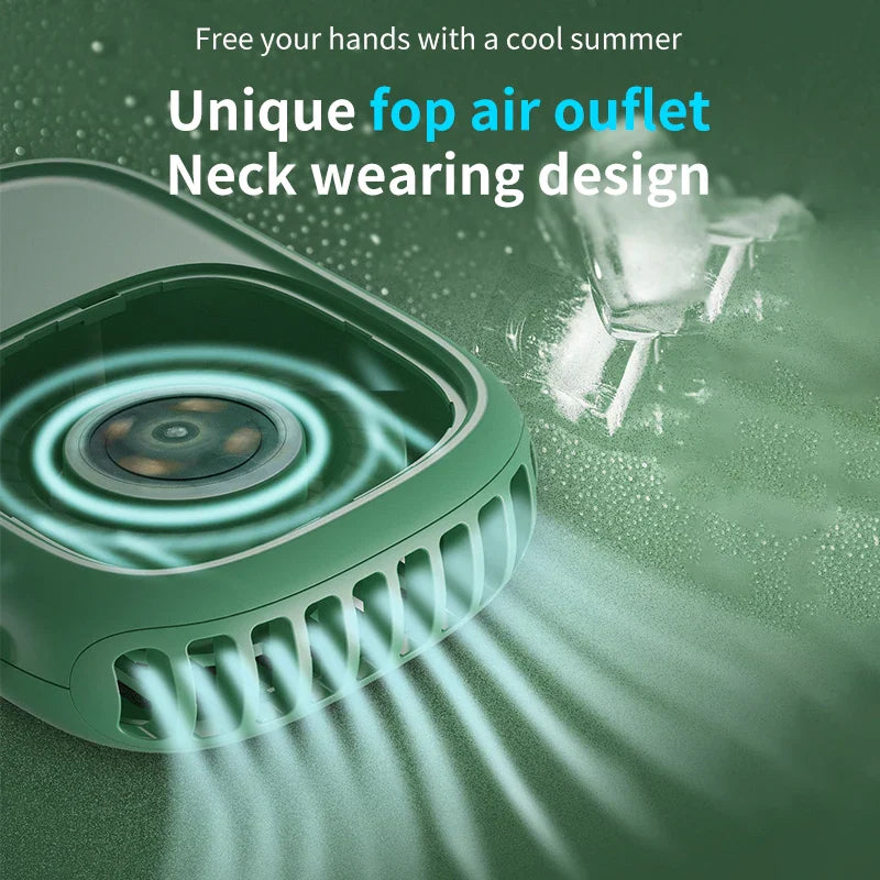 AeroBreeze Nackenventilator | Tragbarer, wiederaufladbarer Ventilator für Komfort überall