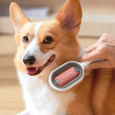 3-in-1 Bürste | Für Hunde und Katzen | Massagebürste