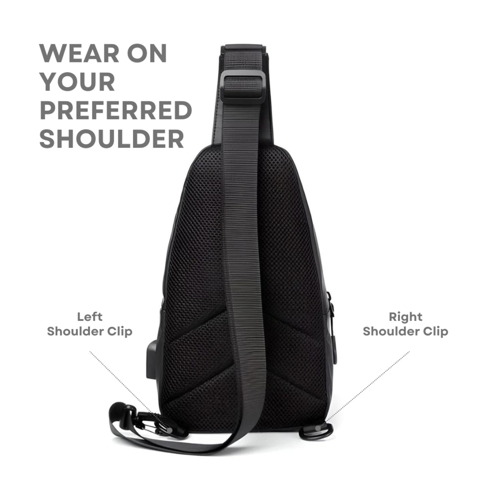 AquaGuard Luxe Schultertasche | Wasserdichtes und Diebstahlschutz-Design für einen sicheren Stil