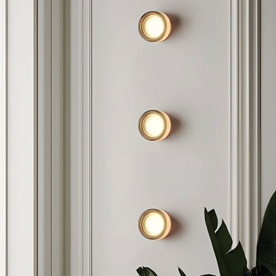 Dimple Wandleuchte Sanftes Licht Dellenmuster Stimmungsvol